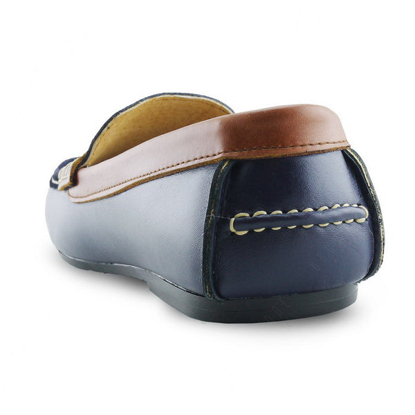 Comfy Tassel Loafer Suede Flip Womb Navy - Assembly Artisans Co.,Ltd.