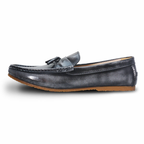 Comfy Tassel Loafer European Brush Off Ash Grey - Assembly Artisans Co.,Ltd.