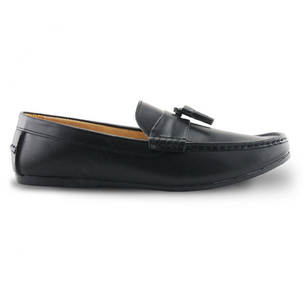 Comfy Tassel Loafer Soft Matte Black - Assembly Artisans Co.,Ltd.