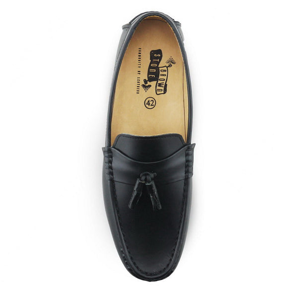 Comfy Tassel Loafer Soft Matte Black - Assembly Artisans Co.,Ltd.