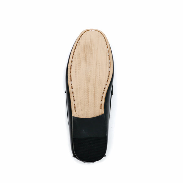 Comfy Tassel Loafer European Brush Off Black Patent - Assembly Artisans Co.,Ltd.