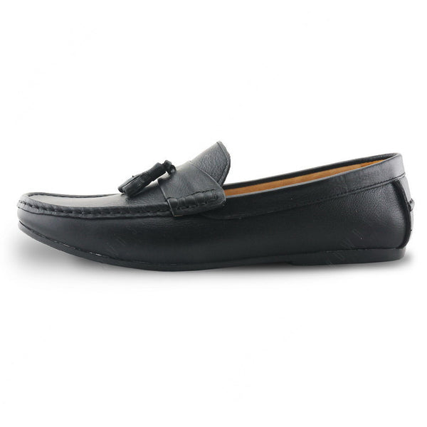 Comfy Tassel Loafer Wrinkle Soft Black - Assembly Artisans Co.,Ltd.