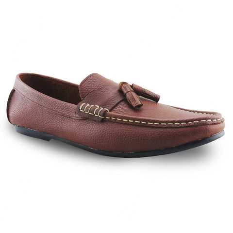 Comfy Tassel Loafer Wrinkle Soft Brown - Assembly Artisans Co.,Ltd.