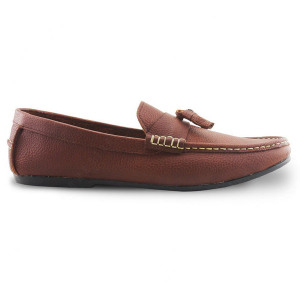 Comfy Tassel Loafer Wrinkle Soft Brown - Assembly Artisans Co.,Ltd.