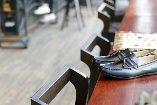 Comfy Tassel Loafer Soft Matte Black - Assembly Artisans Co.,Ltd.