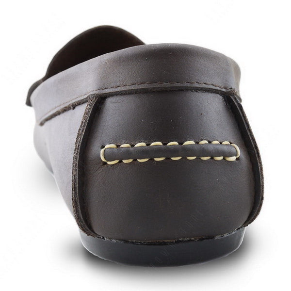 Casualist Leather Loafer Dark Natural Nubuck - Assembly Artisans Co.,Ltd.