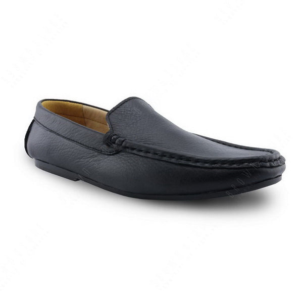Casualist Leather Loafer Wrinkle Soft Black - Assembly Artisans Co.,Ltd.