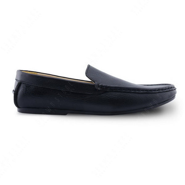 Casualist Leather Loafer Wrinkle Soft Black - Assembly Artisans Co.,Ltd.