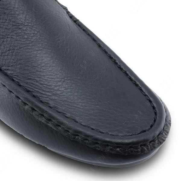 Casualist Leather Loafer Wrinkle Soft Black - Assembly Artisans Co.,Ltd.