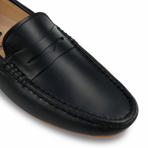 Penny Leather Loafer Onyx Black - Assembly Artisans Co.,Ltd.