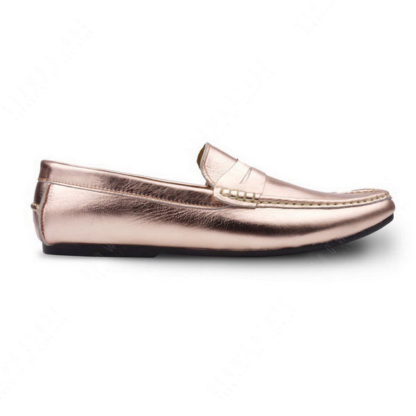 Penny Leather Loafer Rose Gold - Assembly Artisans Co.,Ltd.