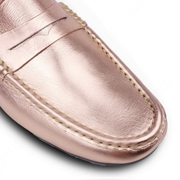 Penny Leather Loafer Rose Gold - Assembly Artisans Co.,Ltd.
