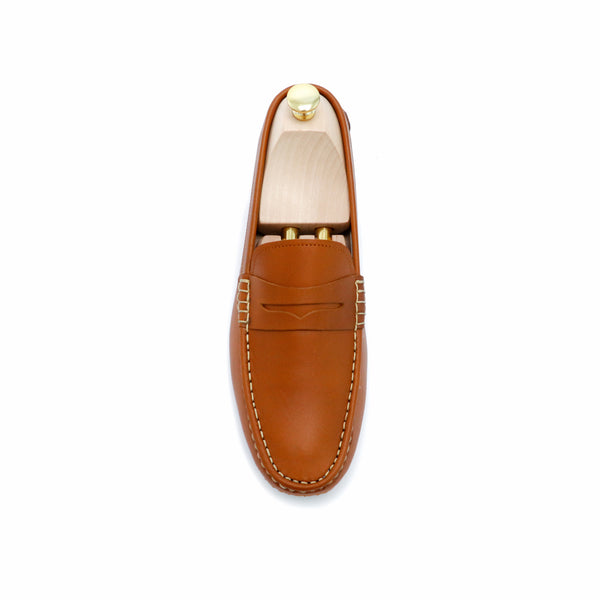 Penny Loafer Classy Oil Tanned Toffee Tan - Assembly Artisans Co.,Ltd.