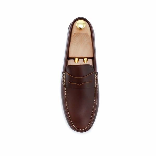 Penny Loafer Classy Oil Tanned Brandy Brown - Assembly Artisans Co.,Ltd.