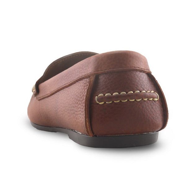 Classy Penny Loafer Double Textures: Wrinkle Soft Brown & Nubuck - Assembly Artisans Co.,Ltd.