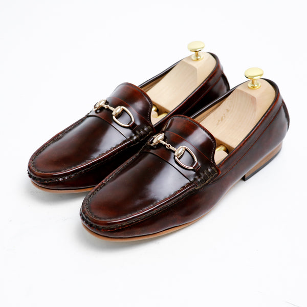 Horsebit Classy Loafer European Brush Off Burgundy