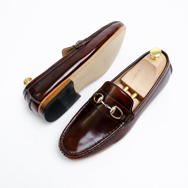 Horsebit Classy Loafer European Brush Off Burgundy