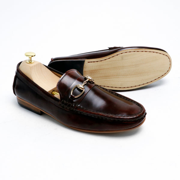Horsebit Classy Loafer European Brush Off Burgundy