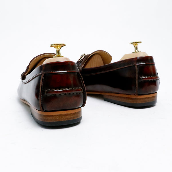 Horsebit Classy Loafer European Brush Off Burgundy