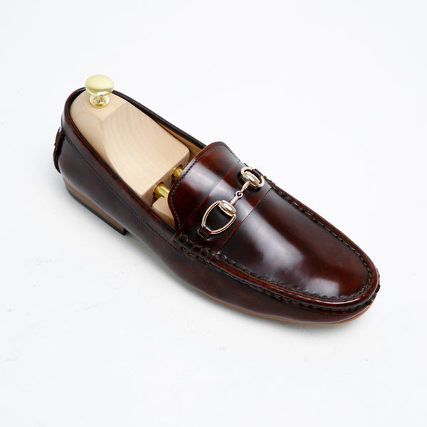 Horsebit Classy Loafer European Brush Off Burgundy