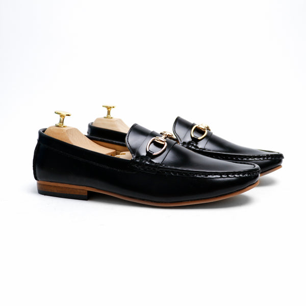 Horsebit Classy Loafer European Brush Off Black Patent