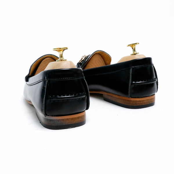 Horsebit Classy Loafer European Brush Off Black Patent