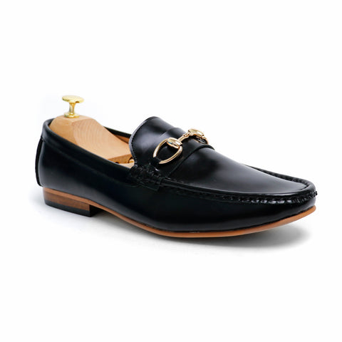 Horsebit Classy Loafer European Brush Off Black Patent