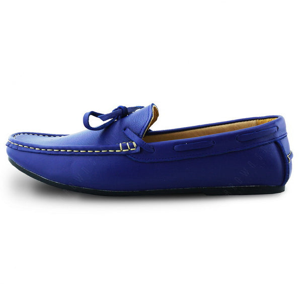 Casualist Lace Leather Loafer Wrinkle Soft Indigo Blue - Assembly Artisans Co.,Ltd.