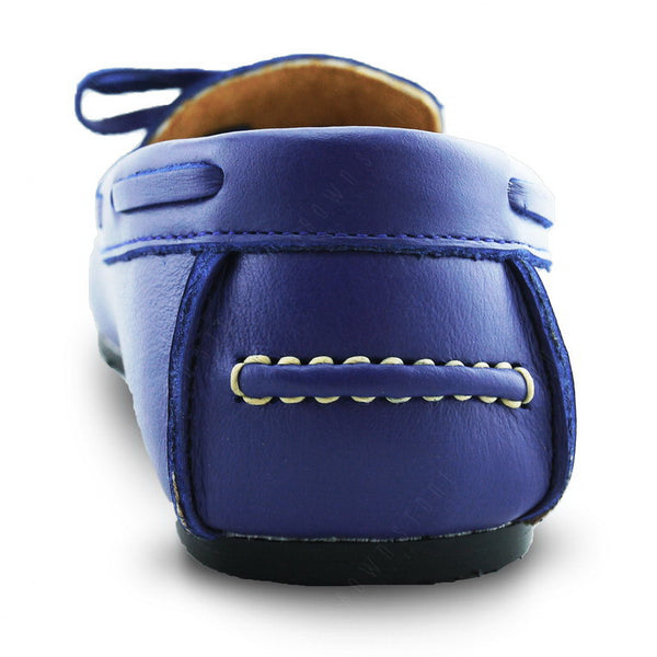 Casualist Lace Leather Loafer Wrinkle Soft Indigo Blue - Assembly Artisans Co.,Ltd.