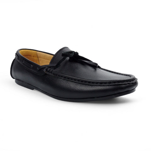 Casualist Lace Leather Loafer Wrinkle Soft Black - Assembly Artisans Co.,Ltd.