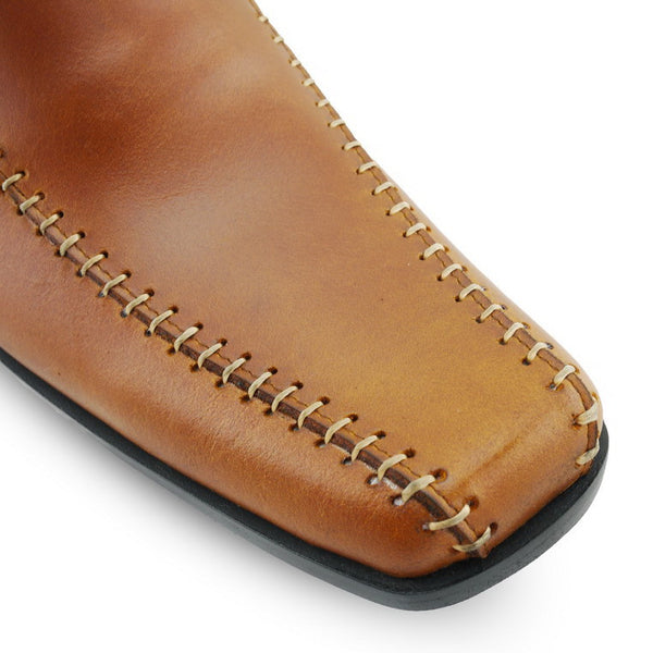 City Oxford Executive Flat Thread Classy Oil Tanned Toffee Tan - Assembly Artisans Co.,Ltd.