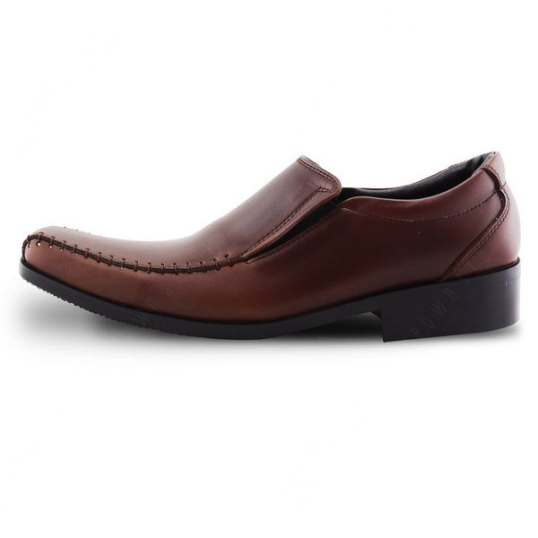 City Oxford Executive Flat Thread Classy Oil Tanned Brandy Brown - Assembly Artisans Co.,Ltd.