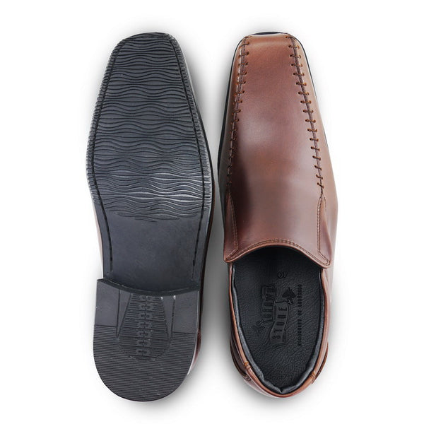City Oxford Executive Flat Thread Classy Oil Tanned Brandy Brown - Assembly Artisans Co.,Ltd.