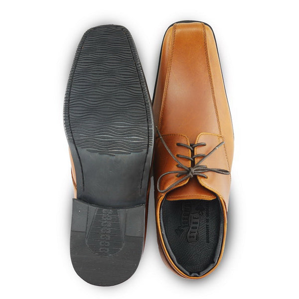 City Oxford Flat Lace Classy Oil Tanned Toffee Tan - Assembly Artisans Co.,Ltd.