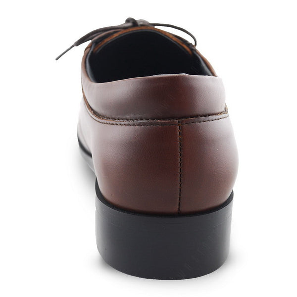 City Oxford Flat Lace Classy Oil Tanned Brandy Brown - Assembly Artisans Co.,Ltd.