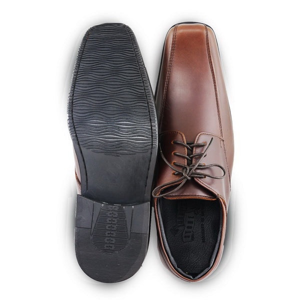 City Oxford Flat Lace Classy Oil Tanned Brandy Brown - Assembly Artisans Co.,Ltd.