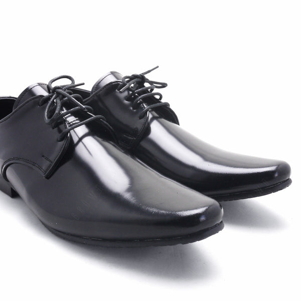 Leather Shoes Derby European Brush Off Black Patent - Assembly Artisans Co.,Ltd.