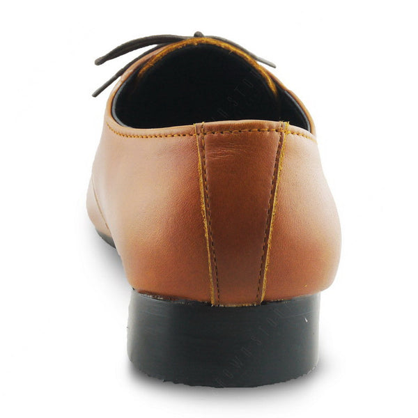Leather Shoes Clever Classy Oil Tanned Toffee Tan - Assembly Artisans Co.,Ltd.