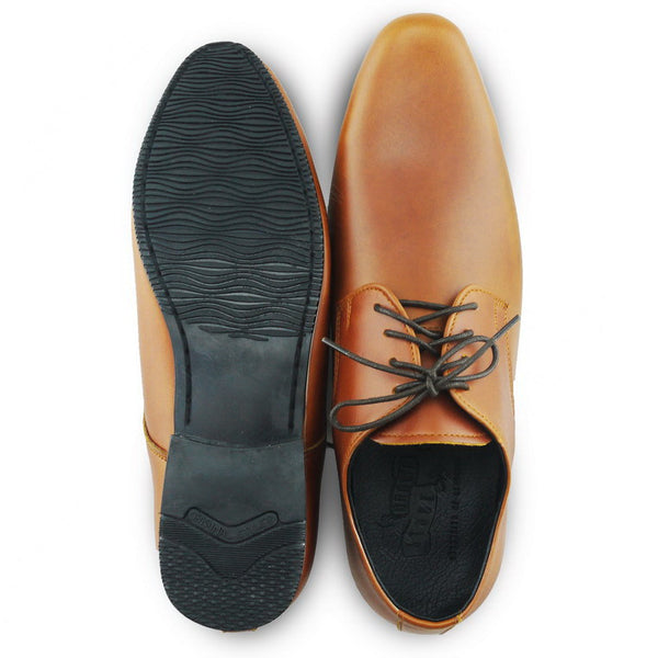 Leather Shoes Clever Classy Oil Tanned Toffee Tan - Assembly Artisans Co.,Ltd.