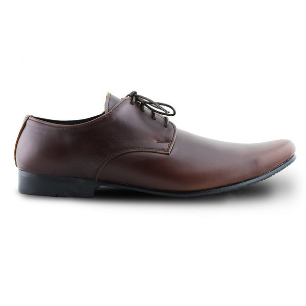 Leather Shoes Clever Classy Oil Tanned Brandy Brown - Assembly Artisans Co.,Ltd.