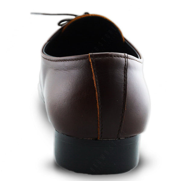 Leather Shoes Clever Classy Oil Tanned Brandy Brown - Assembly Artisans Co.,Ltd.