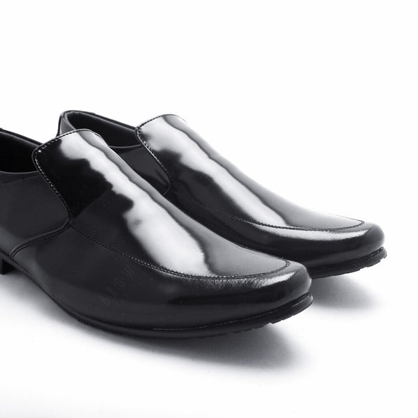 Leather Shoes City Oxford Formalist European Brush Off Black Patent - Assembly Artisans Co.,Ltd.