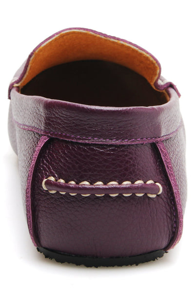 Casualist Leather Loafer Wrinkle Soft Purple Passion - Assembly Artisans Co.,Ltd.