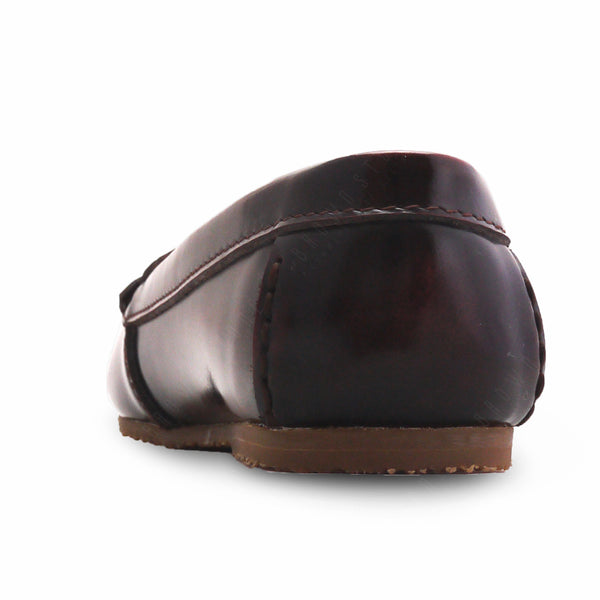 Comfy Tassel Moccasin European Bruh off Burgundy - Assembly Artisans Co.,Ltd.