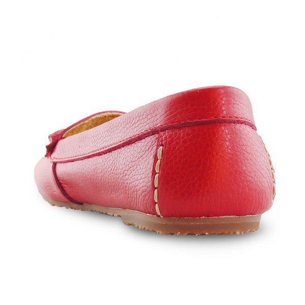 Comfy Tassel Moccasin Wrinkle Soft Red - Assembly Artisans Co.,Ltd.