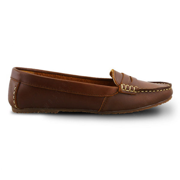 Penny Moccasin Classy Oil Tanned Toffee Tan - Assembly Artisans Co.,Ltd.