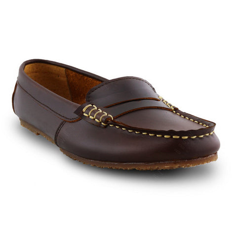Penny Mocasin Classy Oil Tanned Brandy Brown - Assembly Artisans Co.,Ltd.