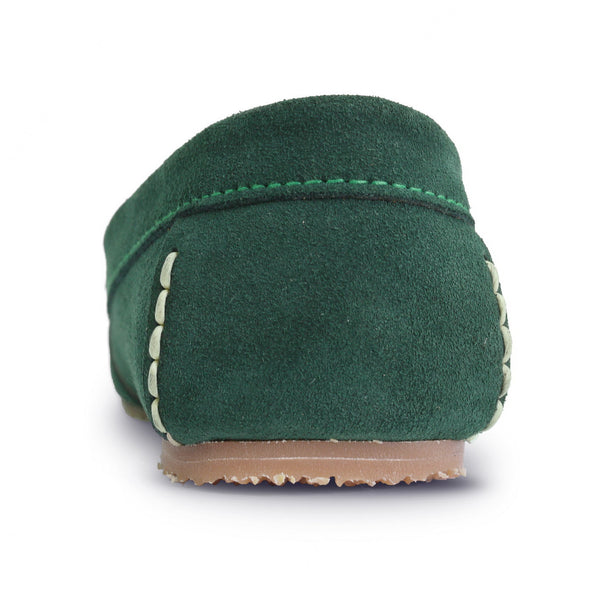 Leather Moccasin Suede Green Duck Head - Assembly Artisans Co.,Ltd.