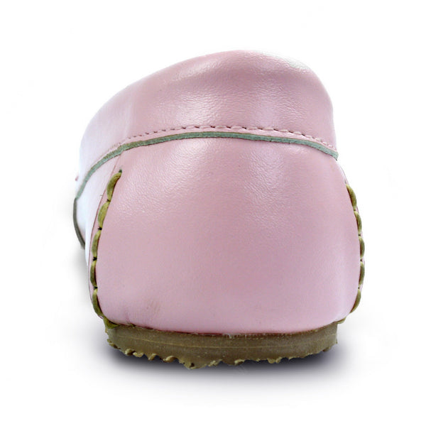Leather Moccasin Soft Milky Pink - Assembly Artisans Co.,Ltd.