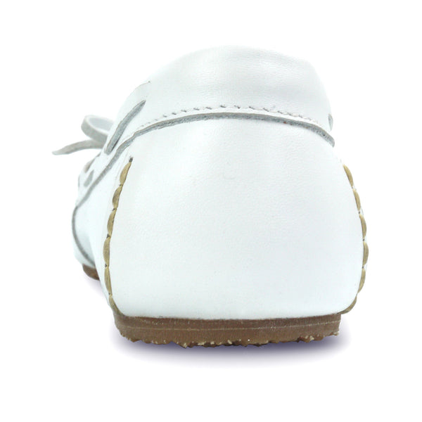 Leather Lace Moccasin Soft Marble White - Assembly Artisans Co.,Ltd.